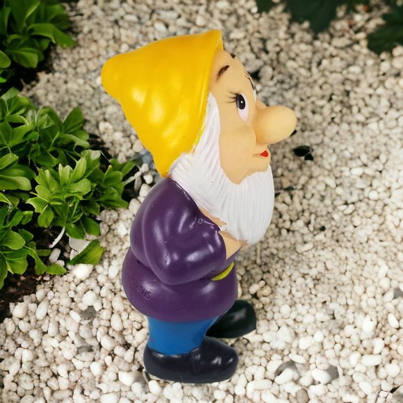 Disney's the Seven Dwarfs 7-Colorful Rubber Squeak Toys a Snow White Colectible - Picture 12 of 16